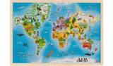 Argos Goki Wooden Giant World Jigsaw Puzzle 192 Pieces- Buy online at McGrocer