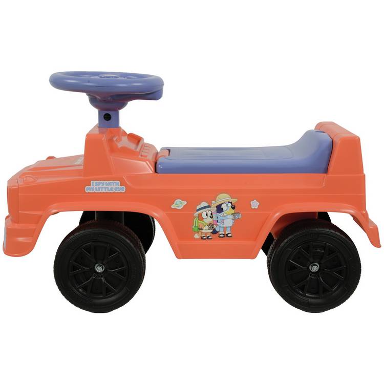 Bluey 4x4 foot to floor ride on toy - British product