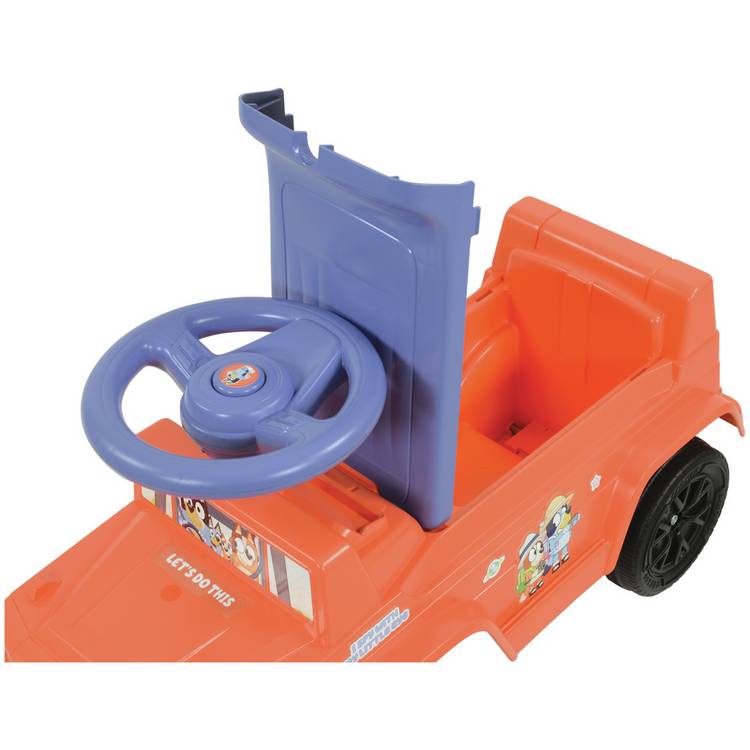 Bluey 4x4 foot to floor ride on toy - British product