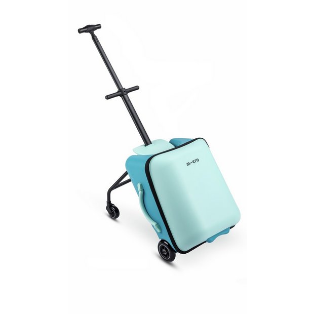 Micro Eazy Allrounder blue ride-on suitcase, imported from the UK