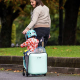 Micro Eazy Allrounder blue ride-on suitcase, imported from the UK