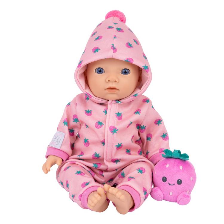 My First Tiny Treasures strawberry snuggle doll outfit (British brand)