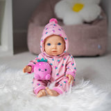 My First Tiny Treasures strawberry snuggle doll outfit (British brand)