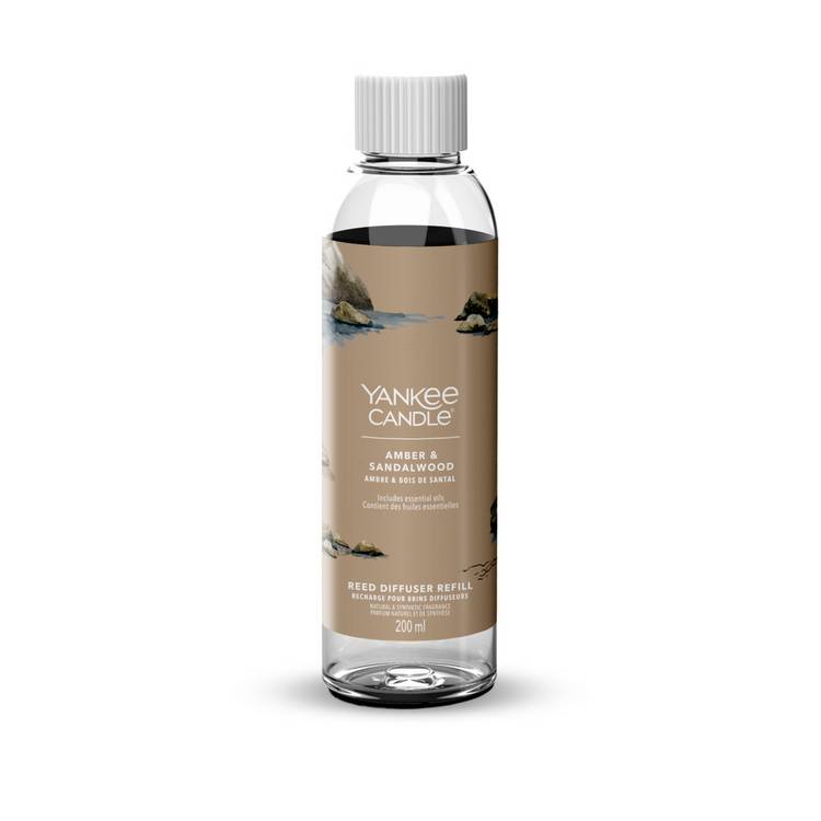 Yankee diffuser refill Amber and Sandalwood 200ml, imported from the UK