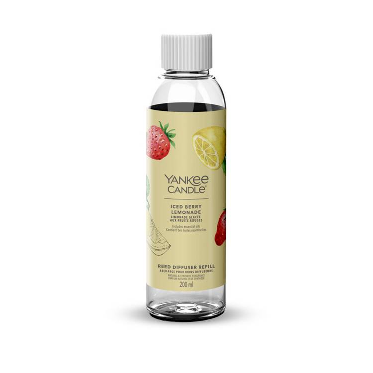 Yankee diffuser refill Iced Berry Lemonade 200ml, imported from the UK