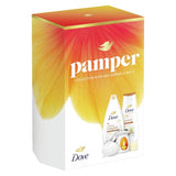 Dove pamper gift set with wax burner and melts (British brand)