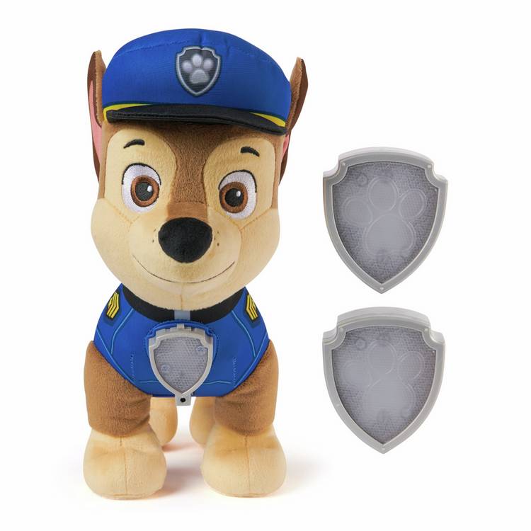 PAW Patrol interactive Room Chase plush 30cm, UK version