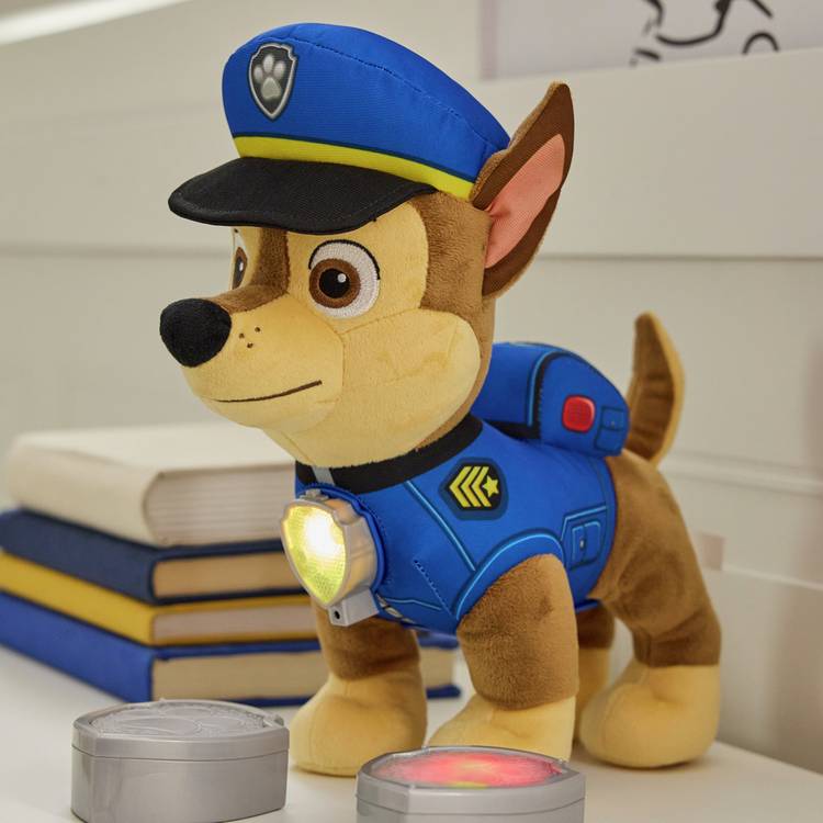PAW Patrol interactive Room Chase plush 30cm, UK version