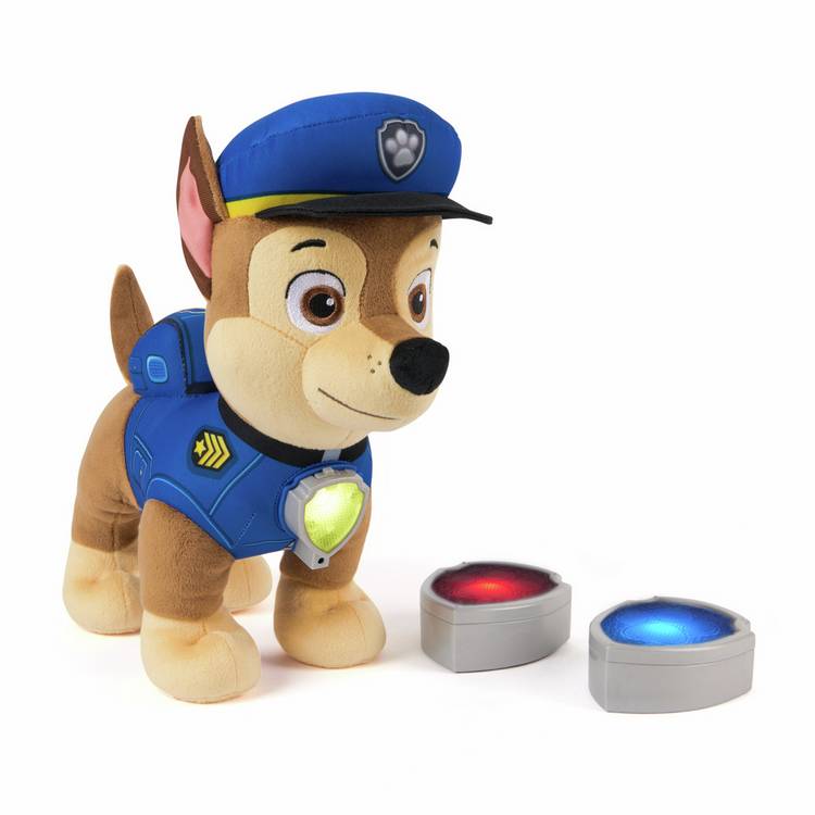 PAW Patrol interactive Room Chase plush 30cm, UK version