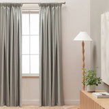 Argos Habitat Blackout Pencil Pleat Curtains - Dove Grey 117x137cm- Buy online at McGrocer