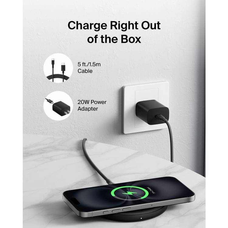Belkin 15W Qi wireless charger pad (British brand)