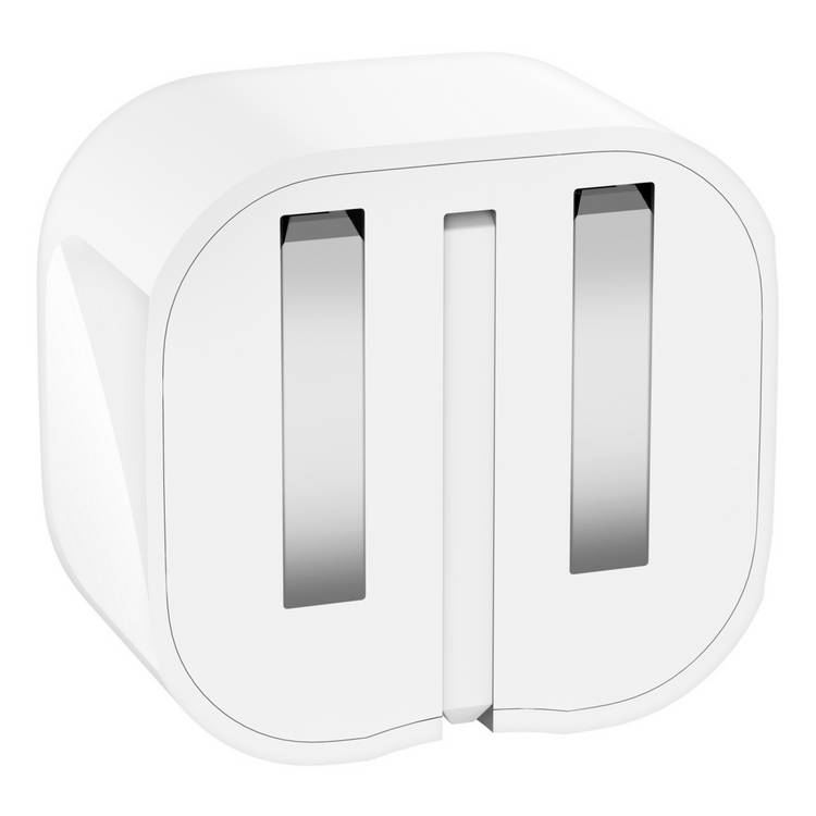 Belkin 30W USB-C wall charger with folding pins and cable, UK version