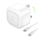 Belkin 30W USB-C charger with Lightning cable - British product