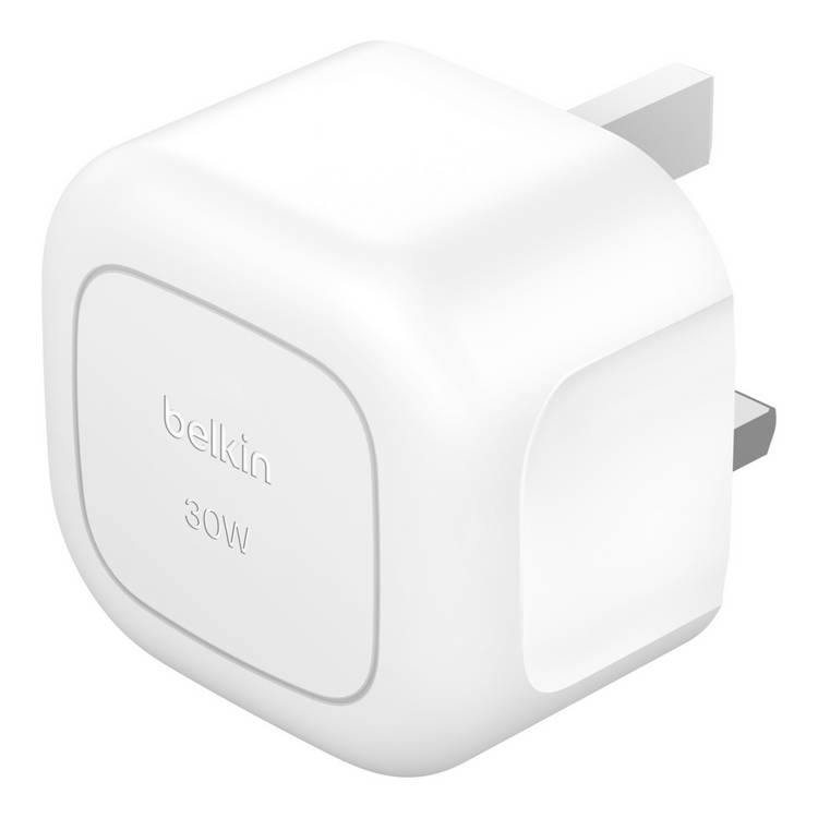 Belkin 30W USB-C charger with Lightning cable - British product