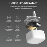 Belkin USB-C slimline wall charger 45W white, UK version