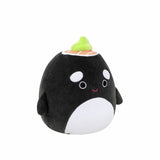 Squishmallows Kai Black Sushi soft toy 7.5 inch (British brand)