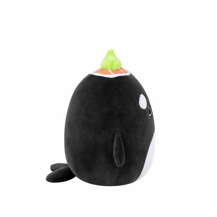 Squishmallows Kai Black Sushi soft toy 7.5 inch (British brand)
