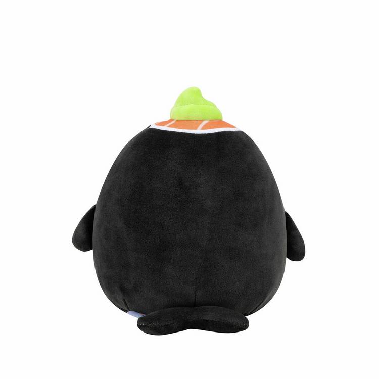 Squishmallows Kai Black Sushi soft toy 7.5 inch (British brand)