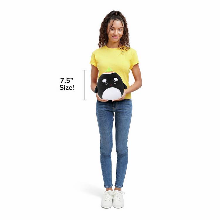 Squishmallows Kai Black Sushi soft toy 7.5 inch (British brand)