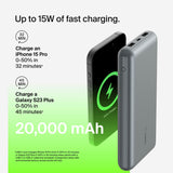 Belkin power bank space grey 20000mAh - British product