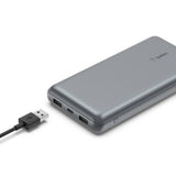 Belkin power bank space grey 20000mAh - British product