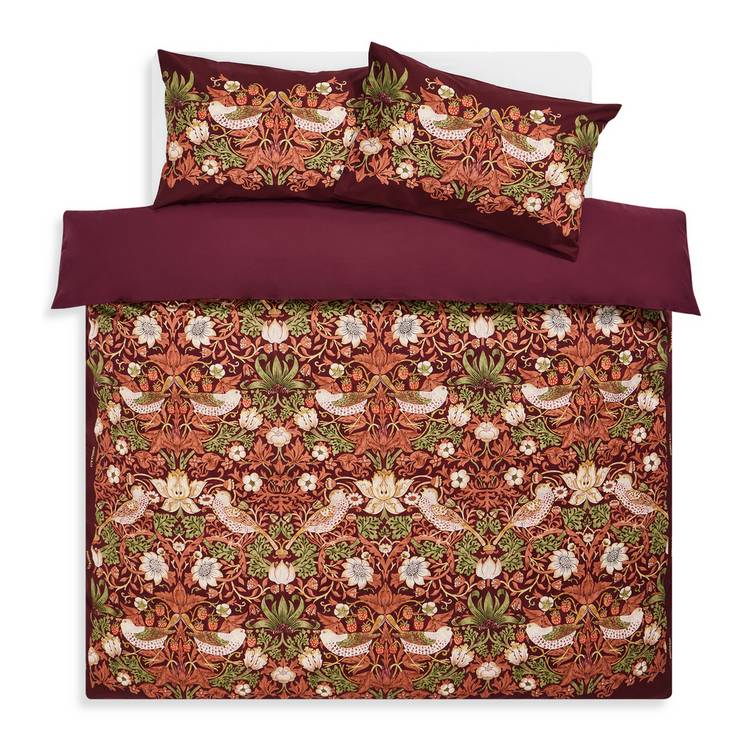 Habitat x Morris & Co. Strawberry Thief bedding set single, imported from the UK