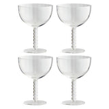 Habitat Bobbin cocktail glasses clear 450ml (British brand)
