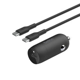 Belkin 30W USB-C car charger with cable, imported from the UK