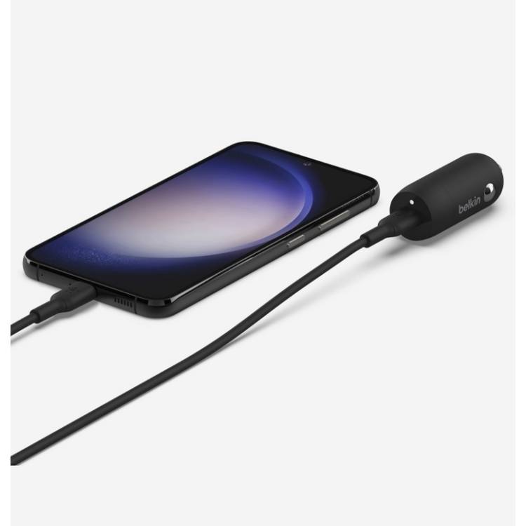 Belkin 30W USB-C car charger with cable, imported from the UK