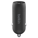 Belkin car charger 30W USB-C Black (British brand)