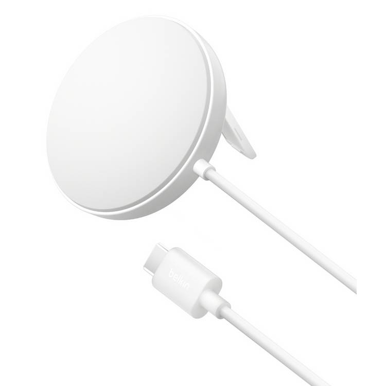 Belkin 15W Qi2 wireless charger with kickstand white, UK version
