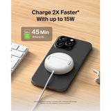 Belkin 15W Qi2 wireless charger with kickstand white, UK version