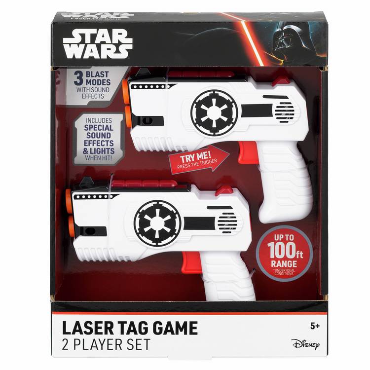 Star Wars laser tag blasters set, UK version