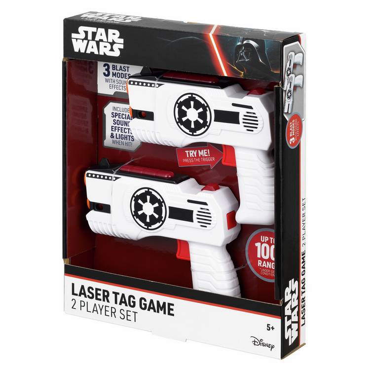 Star Wars laser tag blasters set, UK version