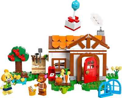 Lego LEGO Animal Crossing Isabelle's House Visit Building Set 389 Pieces- Buy online at McGrocer