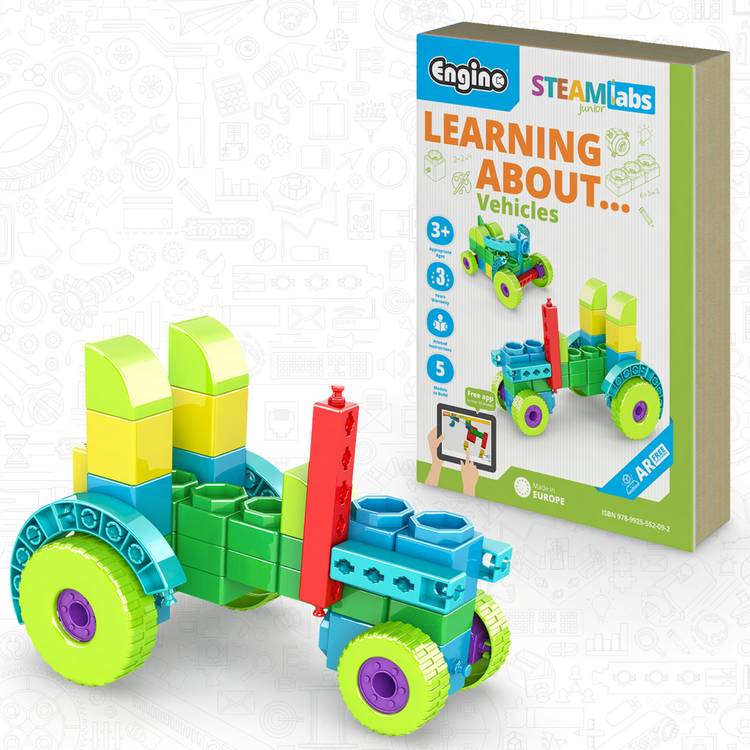 Engino Steam Labs Junior Learning About Vehicles construction set, UK version