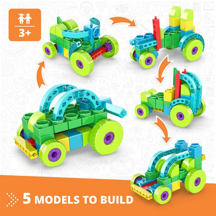 Engino Steam Labs Junior Learning About Vehicles construction set, UK version