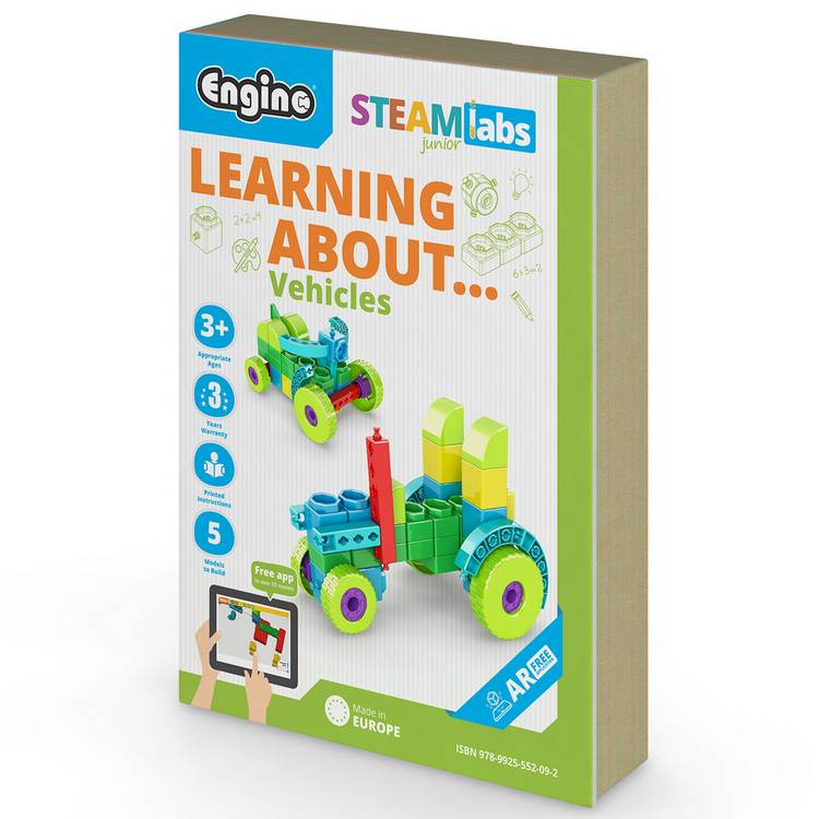 Engino Steam Labs Junior Learning About Vehicles construction set, UK version