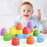 Quercetti Momy Soft 12 piece soft blocks, imported from the UK