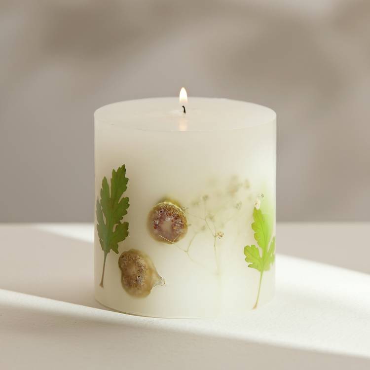 Argos Home candle Fig Leaf and Amber 10cm, UK version