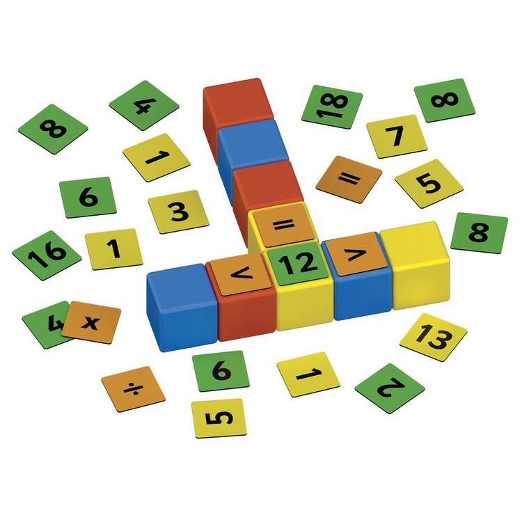 Geomag Magicube math building clips 55pc, UK version