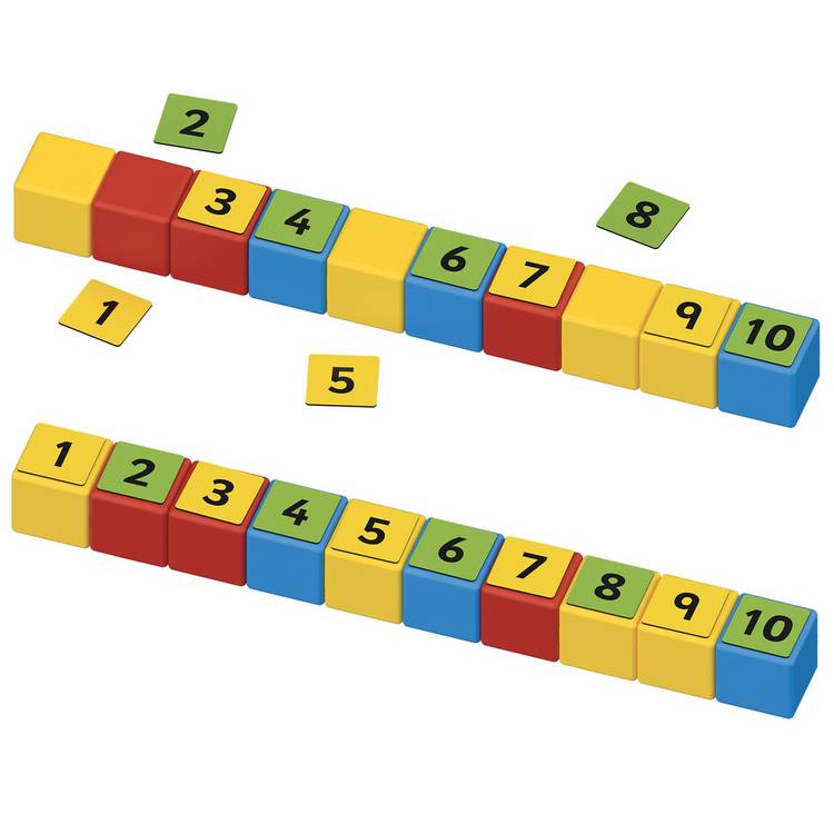 Geomag Magicube math building clips 55pc, UK version