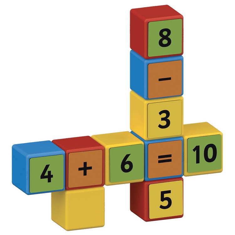 Geomag Magicube math building clips 55pc, UK version