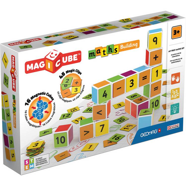 Geomag Magicube Math building set 25 pieces - British product