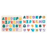 Chad Valley wooden alphabet spelling puzzle - British product