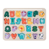 Chad Valley wooden alphabet spelling puzzle - British product