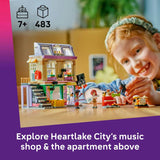 LEGO Friends building toy set Music Shop & Apartment 483 pieces, UK version