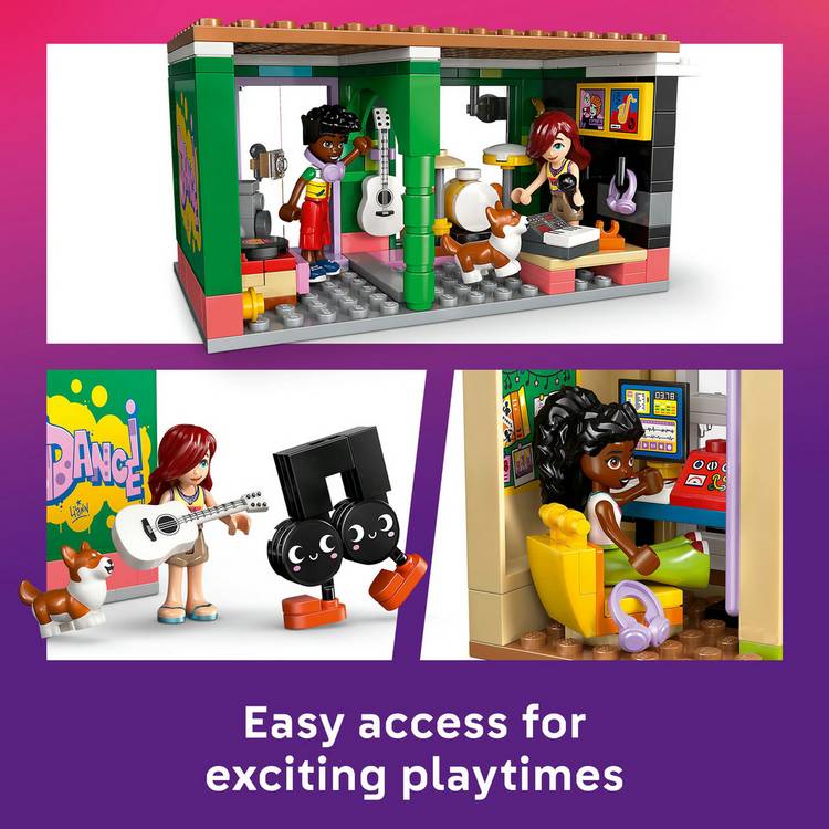 LEGO Friends building toy set Music Shop & Apartment 483 pieces, UK version
