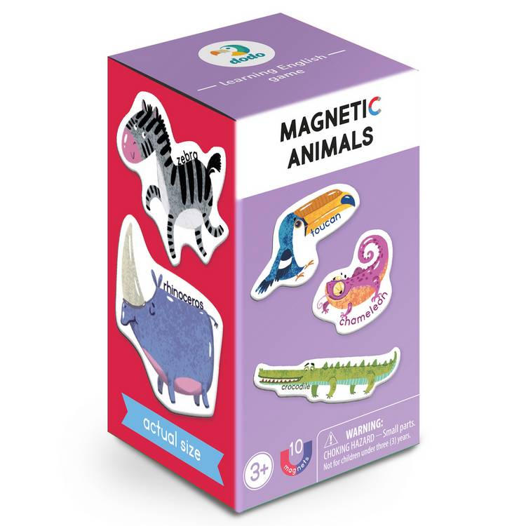 Dodo magnetic animals 10 pieces (British brand)