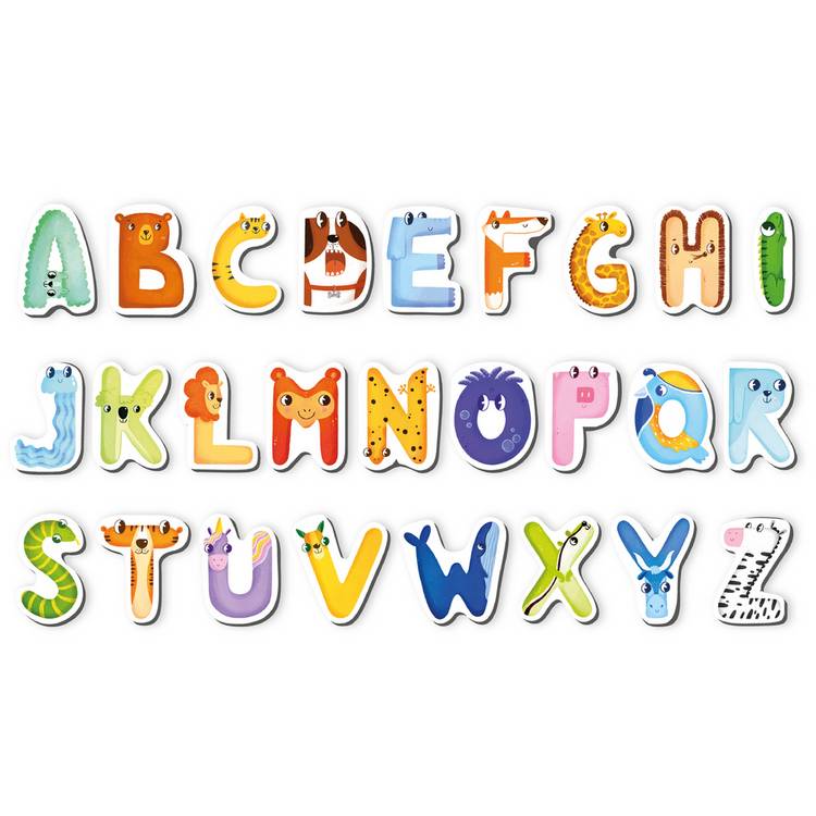 Dodo animal alphabet magnetic letters set - British product